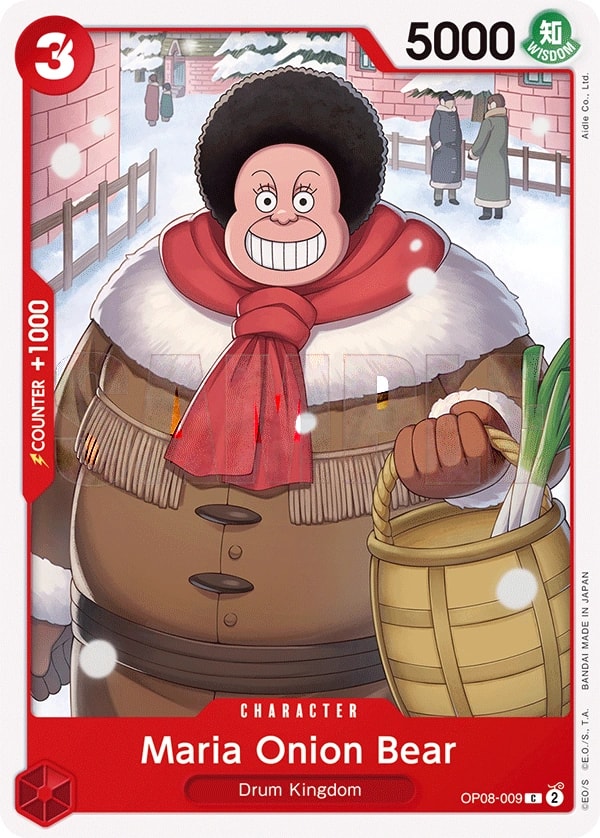 Maria Onion Bear (OP08-009) — Common One Piece card