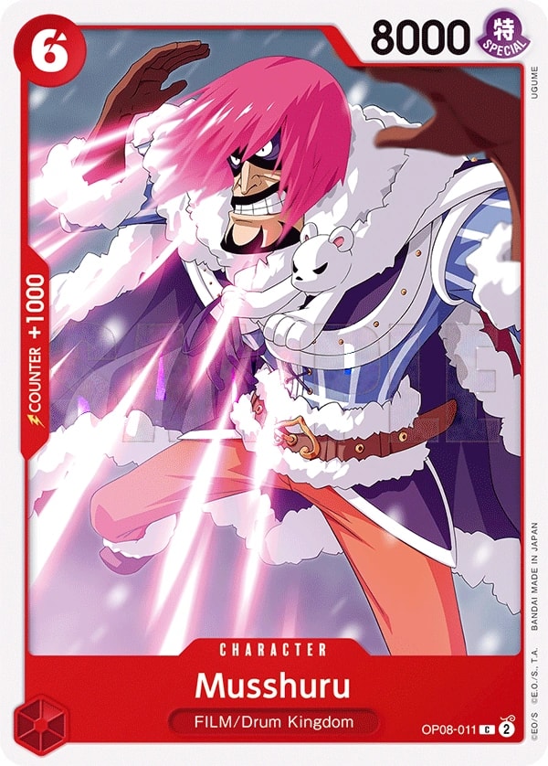 Musshuru (OP08-011) — Common One Piece card