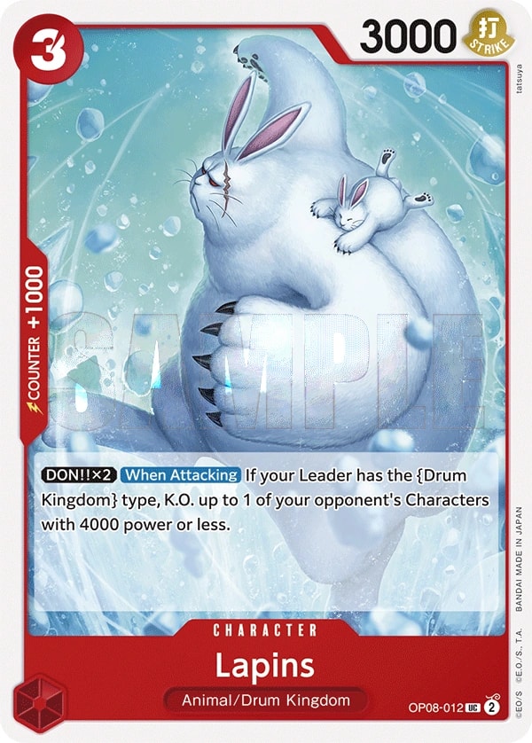 Lapins (OP08-012) — Uncommon One Piece card