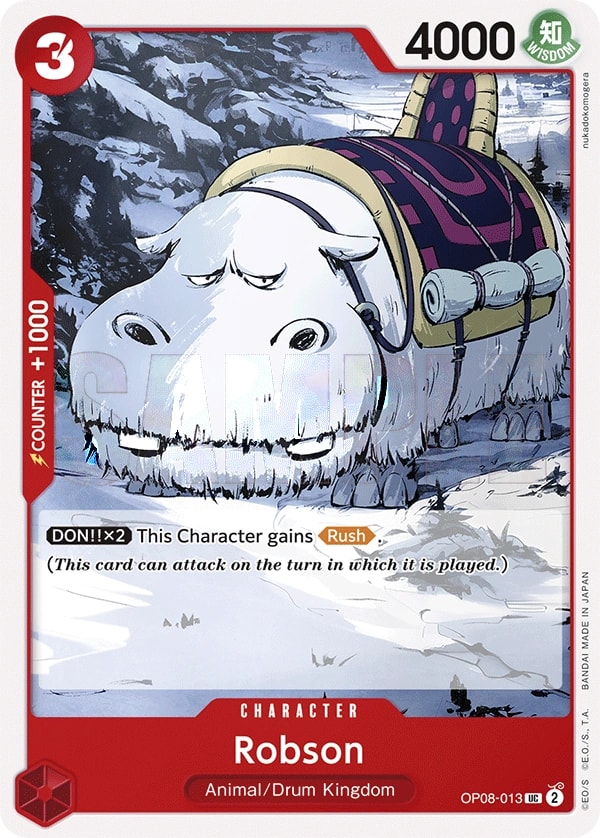 Robson (OP08-013) — Uncommon One Piece card