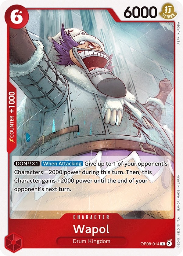 Wapol (OP08-014) — Rare One Piece card