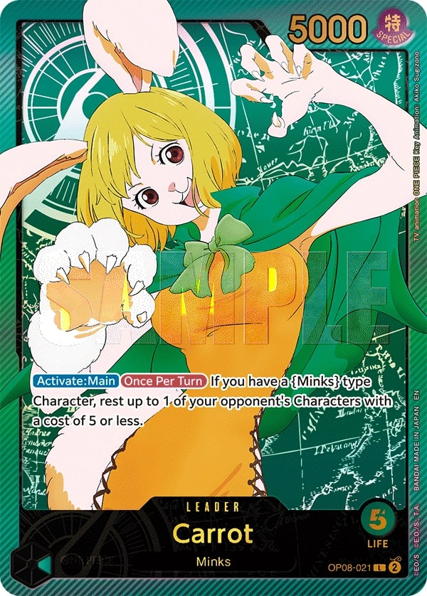 Carrot (021) (SPR) One Piece card