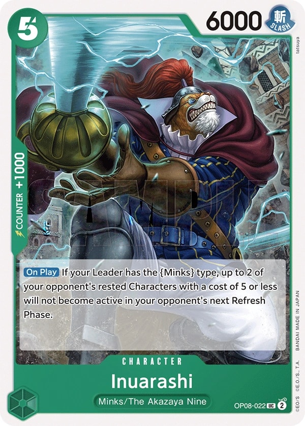 Inuarashi (OP08-022) — Uncommon One Piece card