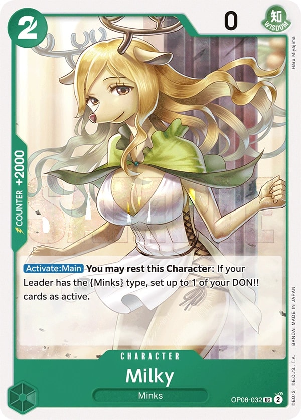 Milky (OP08-032) — Uncommon One Piece card