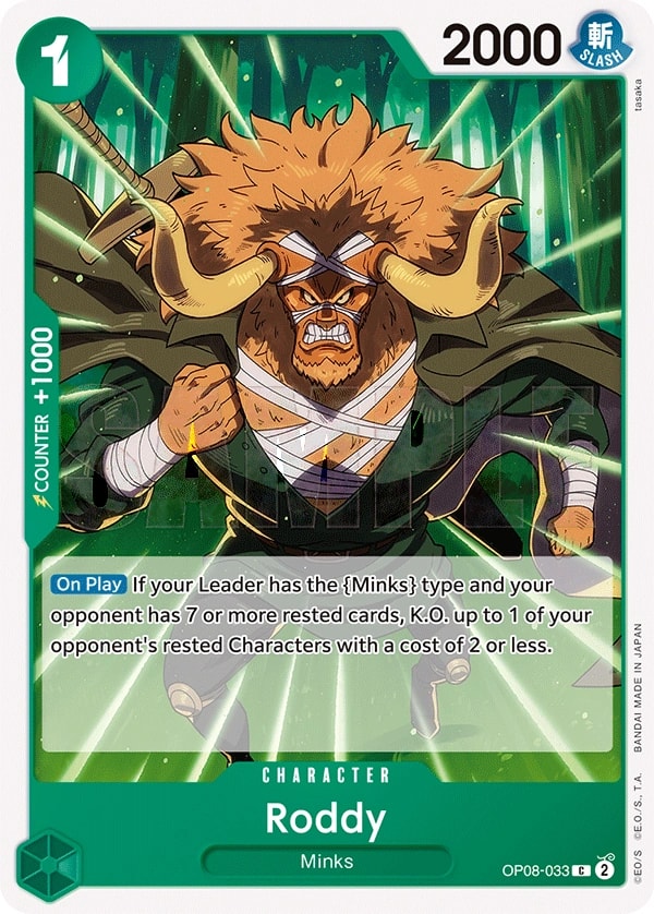 Roddy (OP08-033) — Common One Piece card