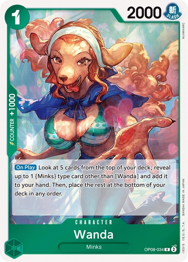 Wanda (OP08-034) — Rare One Piece card