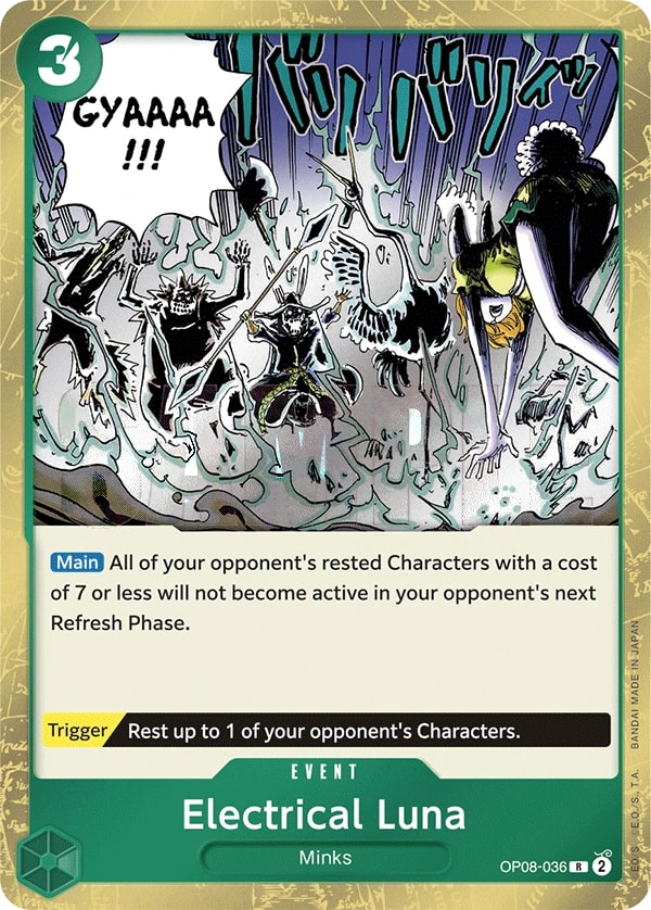 Electrical Luna (OP08-036) — Rare One Piece card