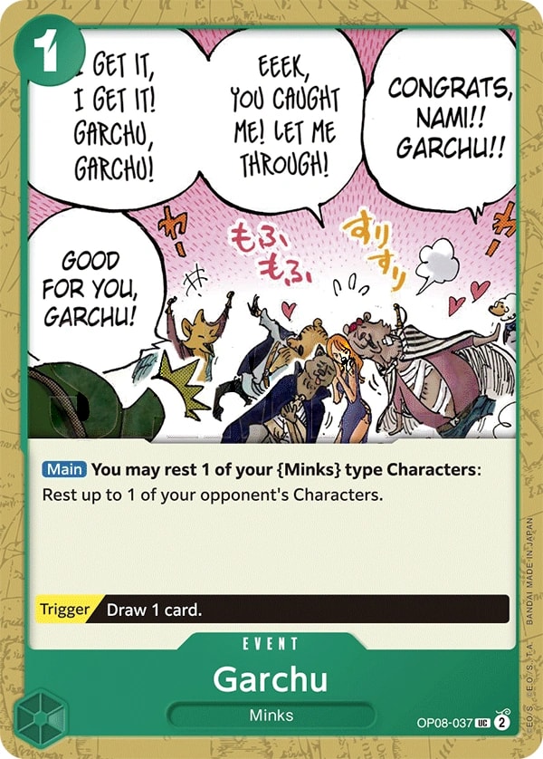Garchu (OP08-037) — Uncommon One Piece card