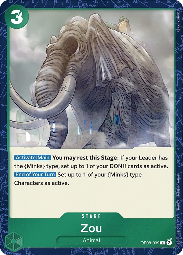 Zou (OP08-039) — Rare One Piece card