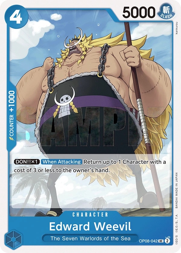 Edward Weevil (OP08-042) — Uncommon One Piece card