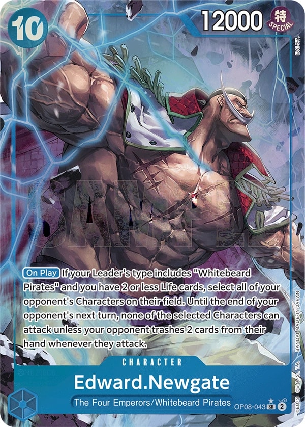Edward.Newgate (043) (Parallel) One Piece card