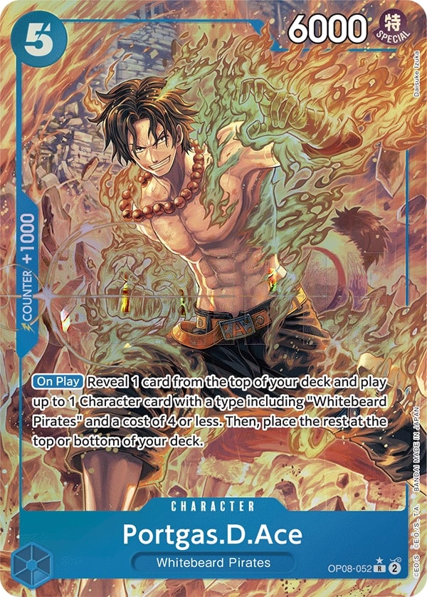 Portgas.D.Ace (052) (Parallel) One Piece card
