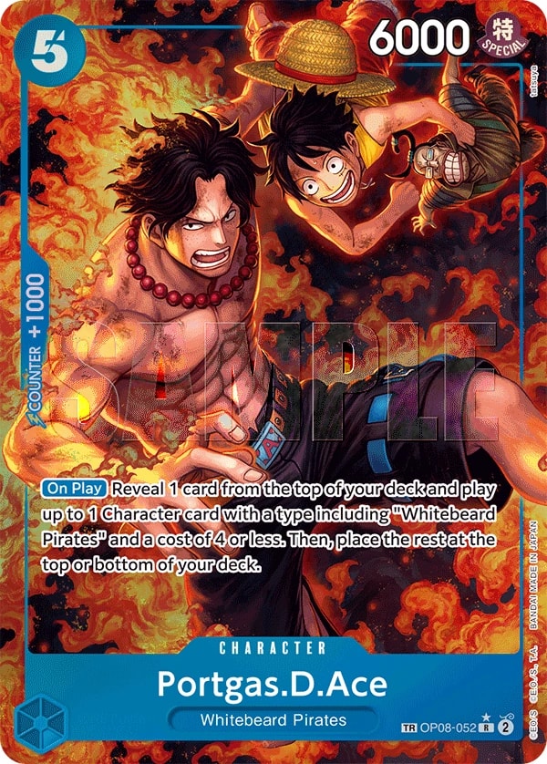 Portgas.D.Ace (052) (TR) One Piece card