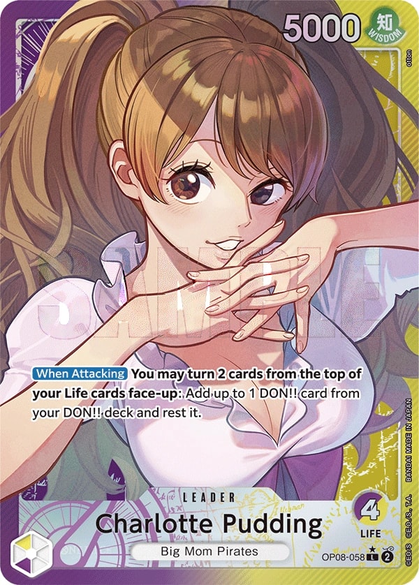 Charlotte Pudding (058) (Parallel) One Piece card