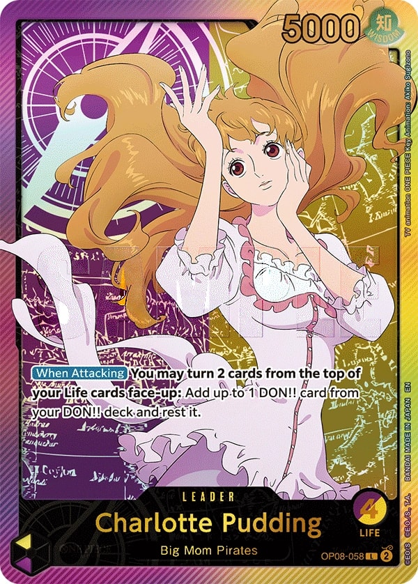 Charlotte Pudding (058) (SPR) One Piece card