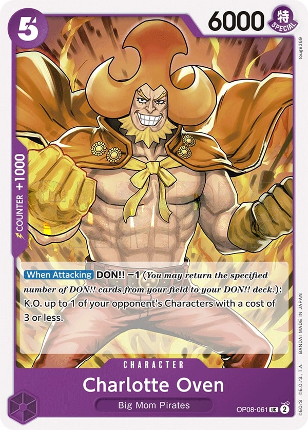Charlotte Oven (OP08-061) — Uncommon One Piece card