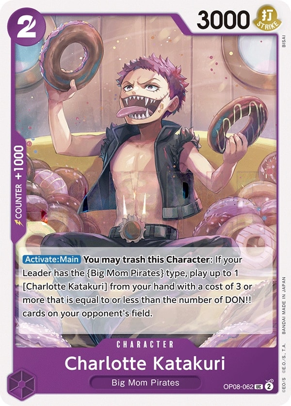 Charlotte Katakuri (OP08-062) — Uncommon One Piece card
