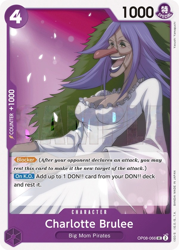 Charlotte Brulee (OP08-066) — Uncommon One Piece card