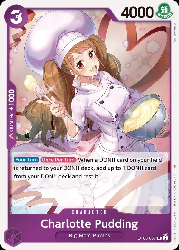 Charlotte Pudding (067) (Reprint) One Piece card