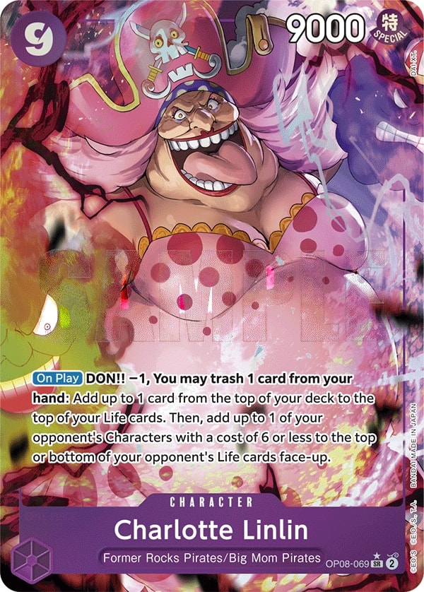 Charlotte Linlin (069) (Parallel) One Piece card