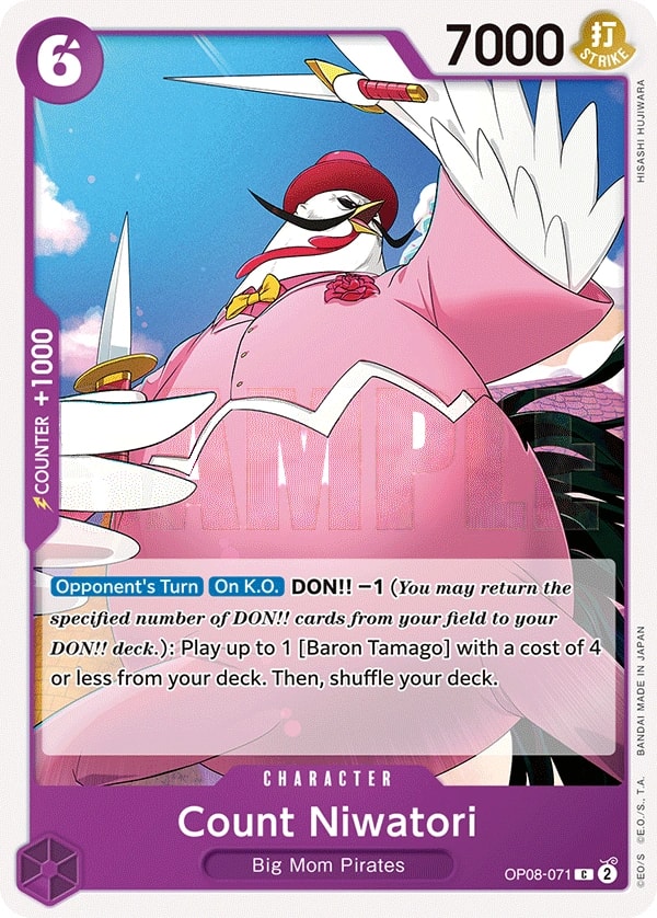 Count Niwatori (OP08-071) — Common One Piece card