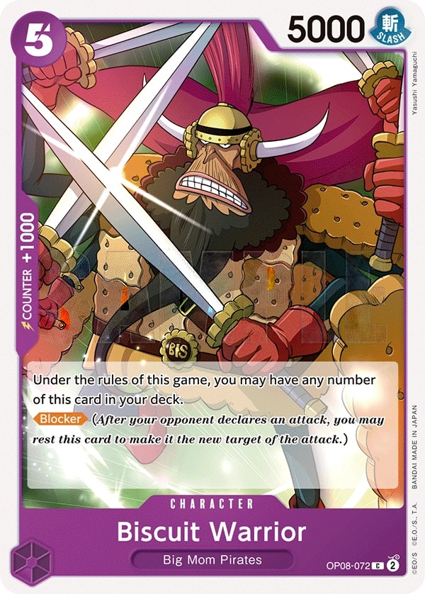 Biscuit Warrior (OP08-072) — Common One Piece card