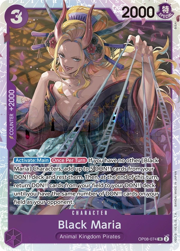 Black Maria OP08-074 One Piece card