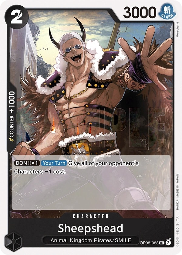 Sheepshead (OP08-083) — Uncommon One Piece card