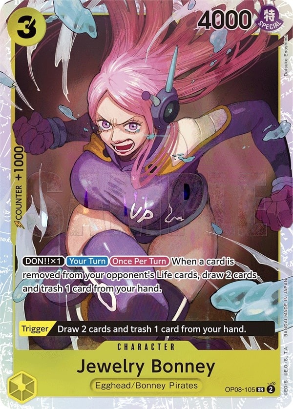 Jewelry Bonney OP08-105 One Piece card