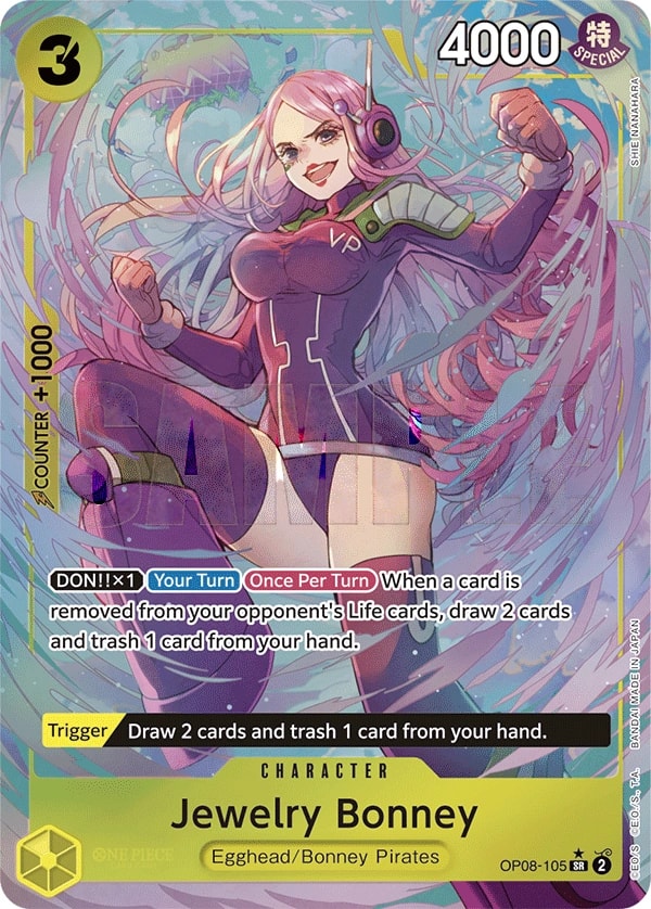 Jewelry Bonney (105) (Parallel) One Piece card