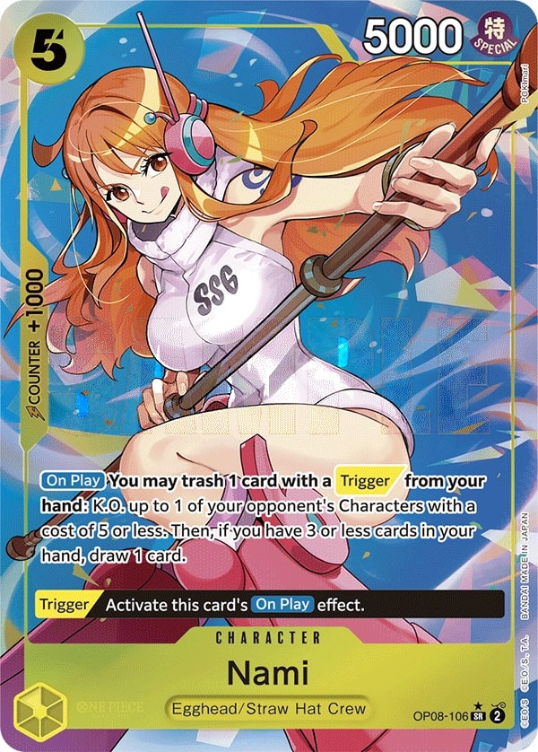Nami (106) (Parallel) One Piece card