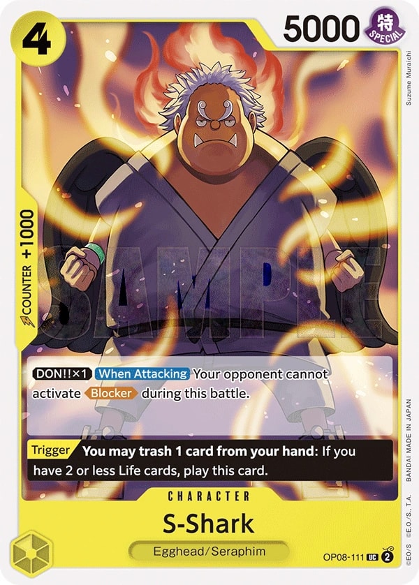S-Shark (OP08-111) — Uncommon One Piece card