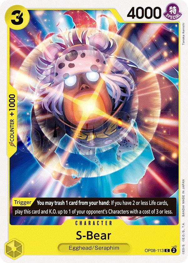S-Bear (OP08-113) — Common One Piece card