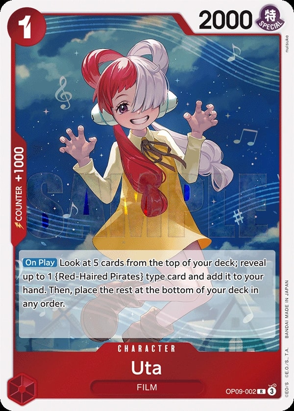 Uta (OP09-002) — Rare One Piece card