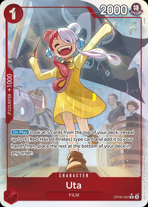 Uta (002) (Parallel) One Piece card