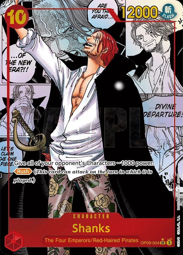 Shanks (004) (Manga) One Piece card