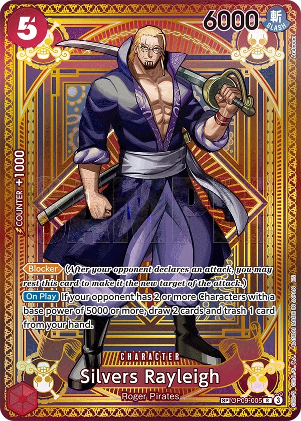 Silvers Rayleigh (005) (SP) One Piece card