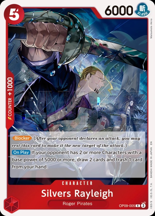 Silvers Rayleigh (005) (Reprint) One Piece card