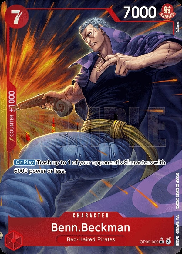 Benn.Beckman (009) (Parallel) One Piece card