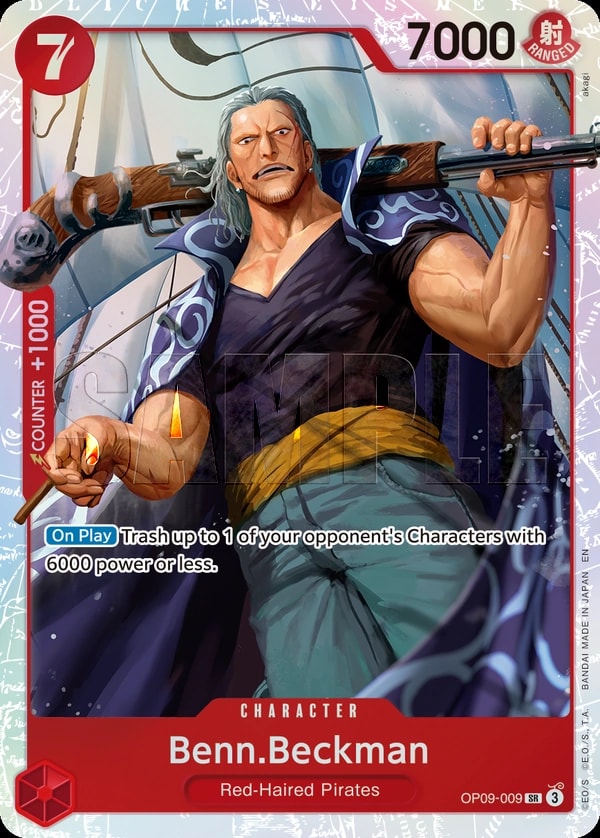 Benn.Beckman (009) (Reprint) One Piece card