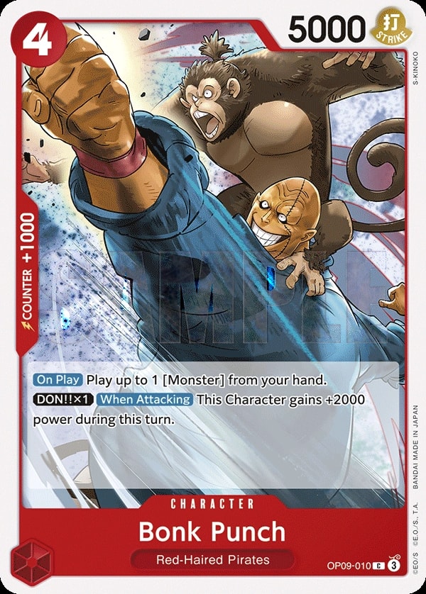 Bonk Punch (OP09-010) — Common One Piece card