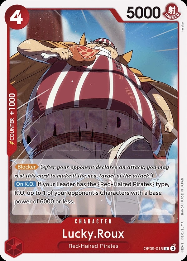 Lucky.Roux (OP09-015) — Rare One Piece card