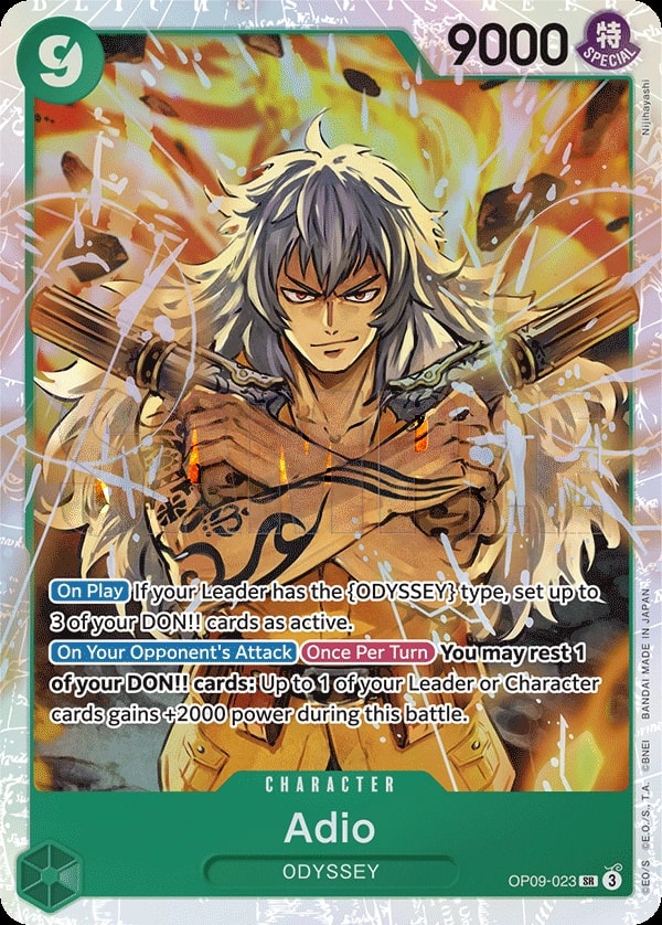 Adio OP09-023 One Piece card