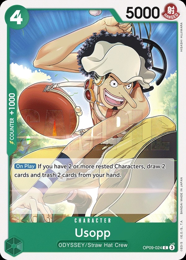Usopp (OP09-024) — Common One Piece card
