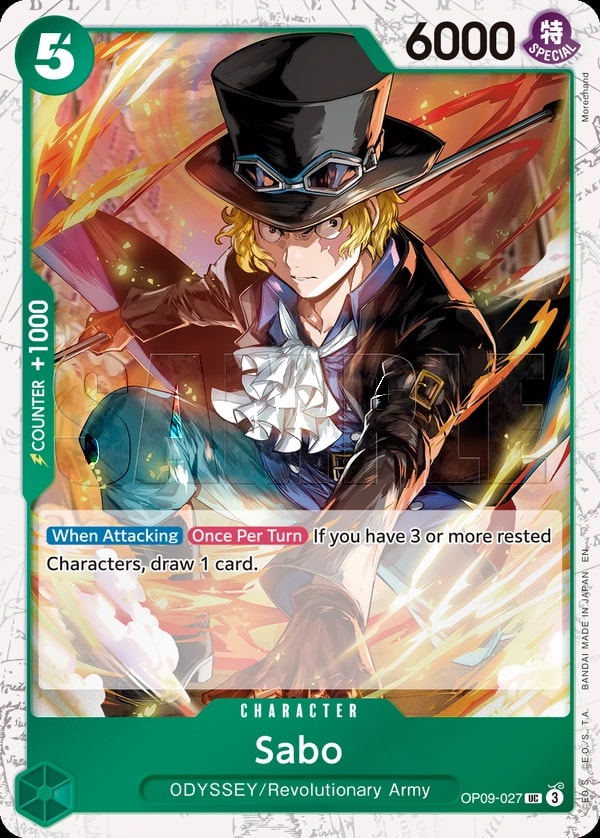 Sabo (027) (Pirate Foil) One Piece card