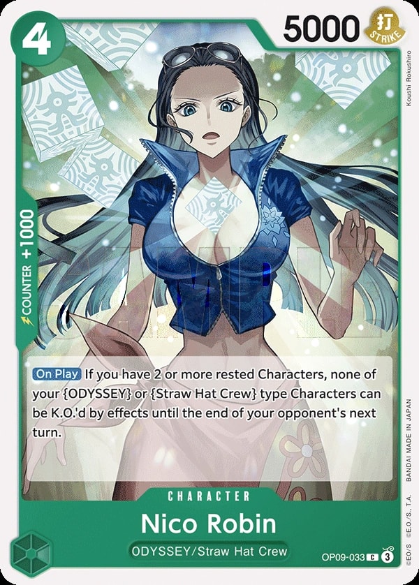 Nico Robin (OP09-033) — Common One Piece card