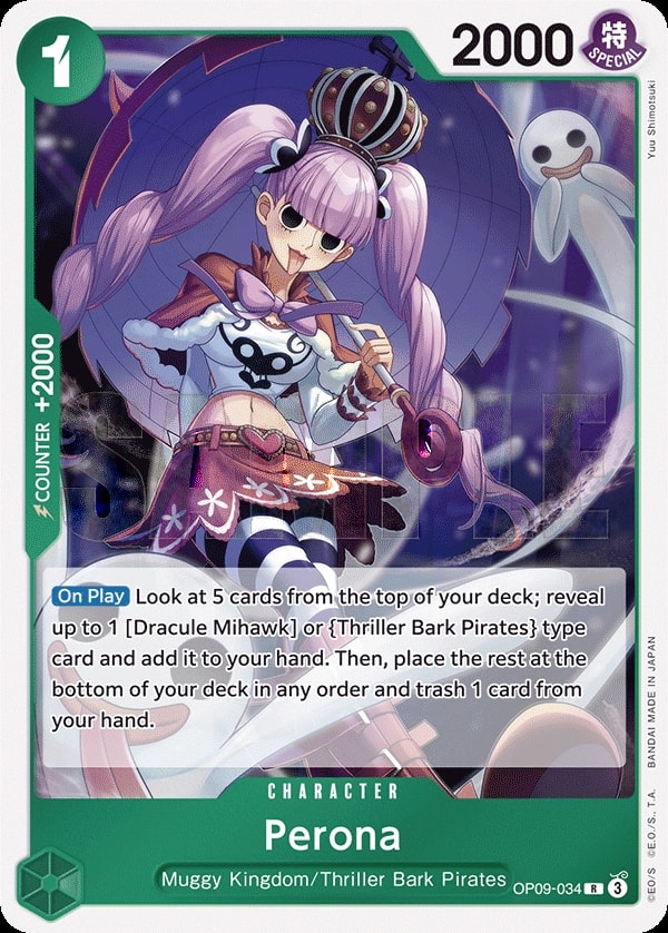 Perona (OP09-034) — Rare One Piece card