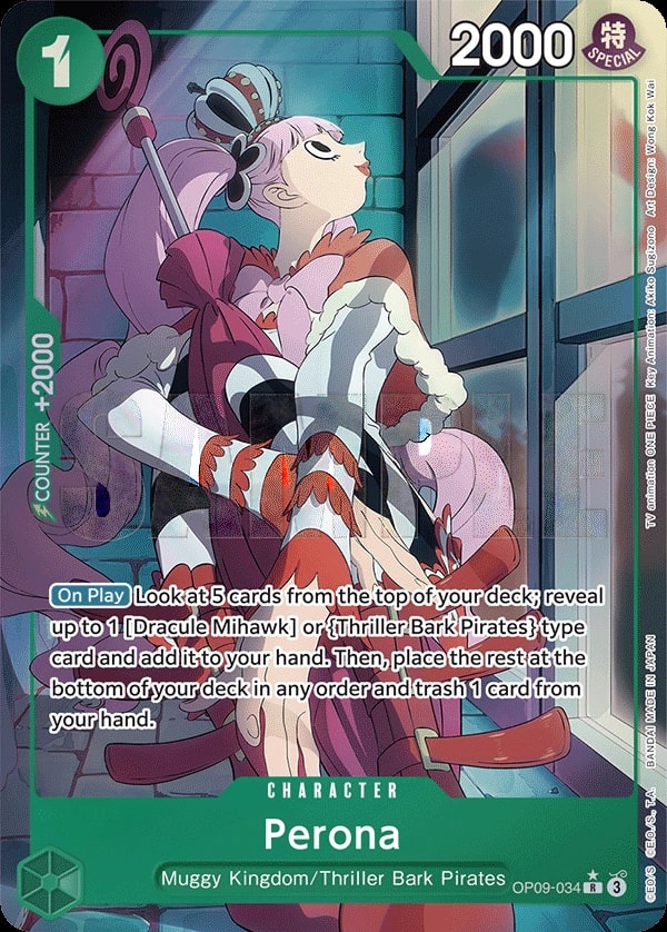 Perona (034) (Parallel) One Piece card