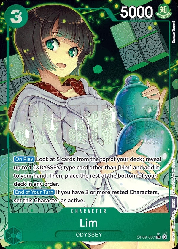 Lim (037) (Parallel) One Piece card