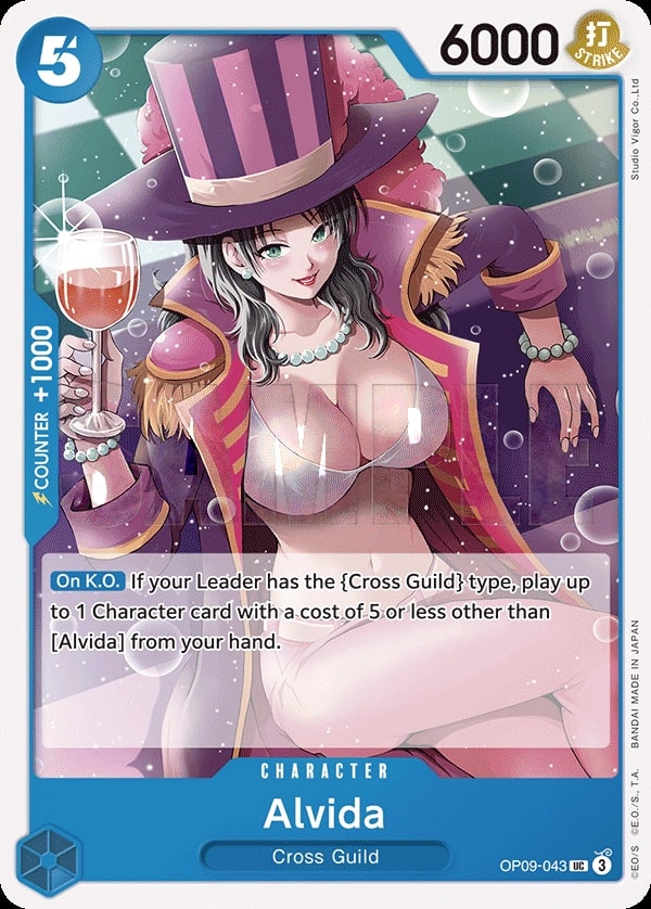 Alvida (OP09-043) — Uncommon One Piece card